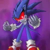 Sonic With Red Eyes Diamond Painting