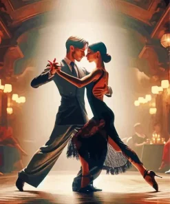 Tango Dancer Diamond Painting