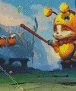 The Bee Teemo Diamond Painting