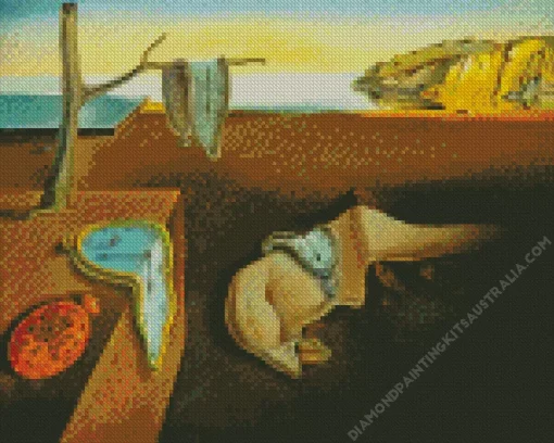 The Persistence Of Memory Diamond Painting