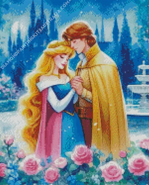 Aurora And Prince Diamond Painting