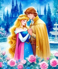 Aurora And Prince Diamond Painting