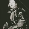Black And White Boromir Diamond Painting
