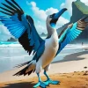 Blue Footed Booby Diamond Painting