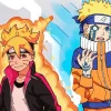 Naruto And Boruto Uzumaki Diamond Painting