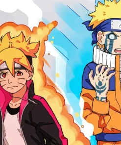 Naruto And Boruto Uzumaki Diamond Painting
