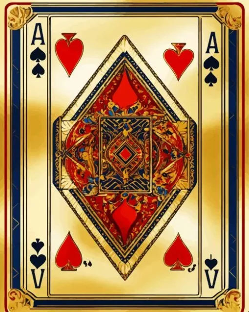 Ace Of Spades Diamond Painting