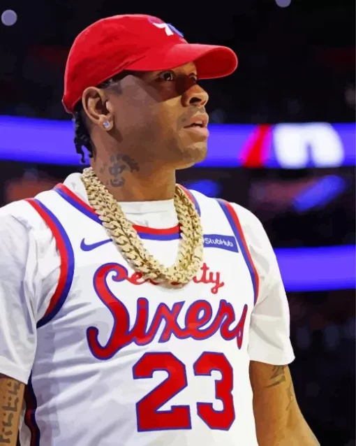 Allen Iverson Diamond Painting