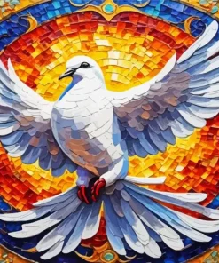 Artistic Dove Diamond Painting
