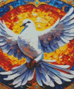 Artistic Dove Diamond Painting