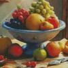 Bowl Of Fruit Still Life Diamond Painting