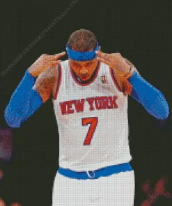 Carmelo Anthony Diamond Painting