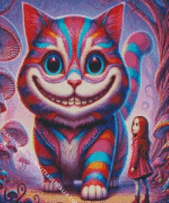 Cheshire Cat Diamond Painting