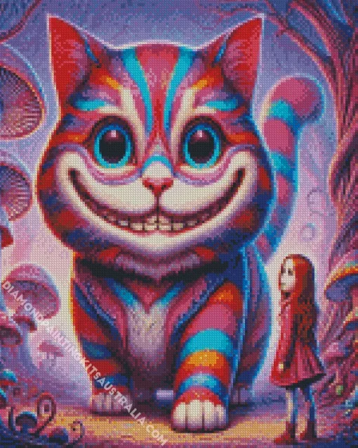 Cheshire Cat Diamond Painting