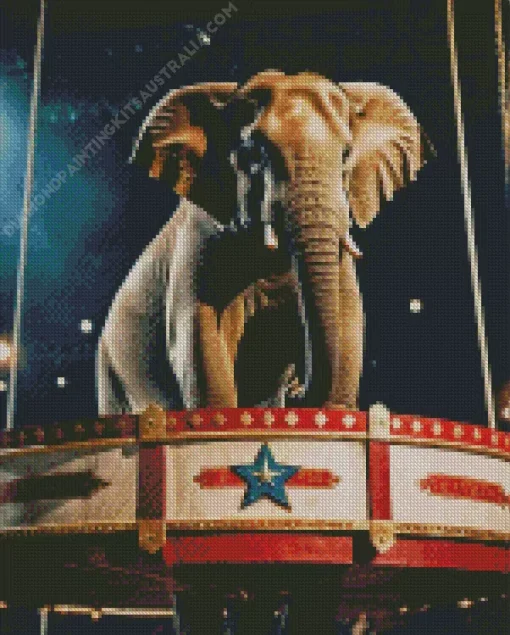 Circus Elephant Diamond Painting