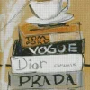 Cool Dior Chanel Books Art Diamond Painting