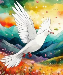 Cool Dove Diamond Painting