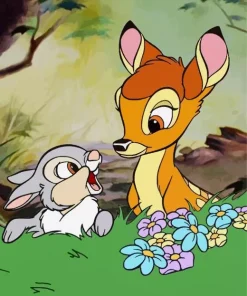 Cool Thumper Bambi Diamond Painting