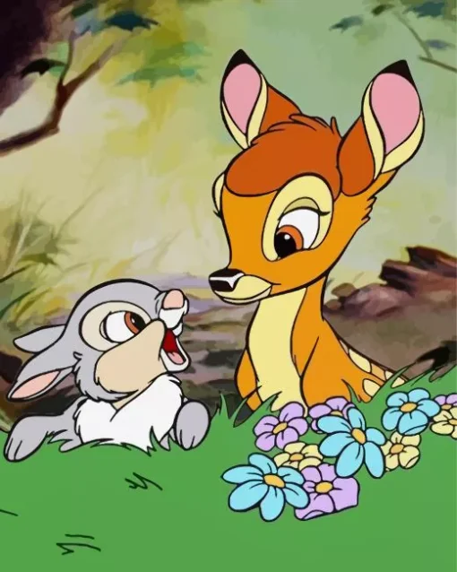 Cool Thumper Bambi Diamond Painting