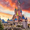 Disney Castle In Paris Art Diamond Painting