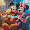 Disneyland Mickey And Minnie Art Diamond Painting