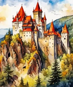 Dracula Castle Art Diamond Painting