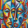 Drama Masks Art Diamond Painting