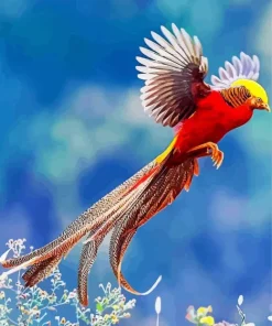 Golden Pheasant Diamond Painting