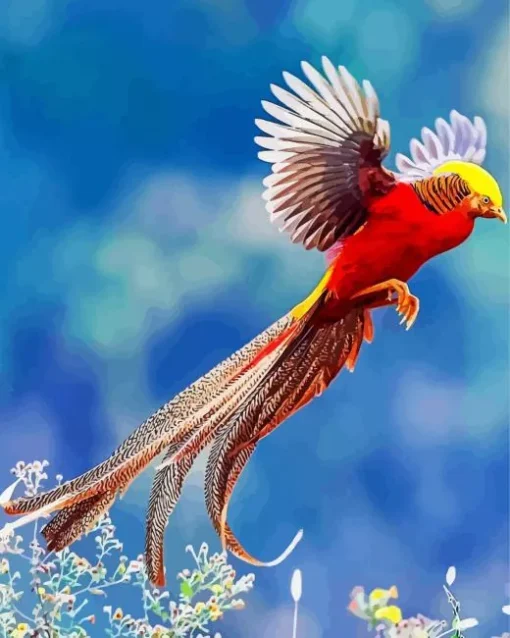 Golden Pheasant Diamond Painting