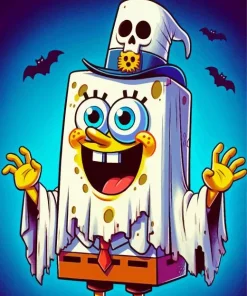 Halloween Spongebob Diamond Painting