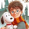 Harry Potter And Snoopy Diamond Painting