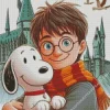 Harry Potter And Snoopy Diamond Painting