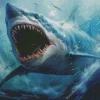 Megalodon Shark Diamond Painting