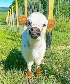 Miniature Cow Diamond Painting