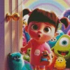 Monster University Boo Diamond Painting