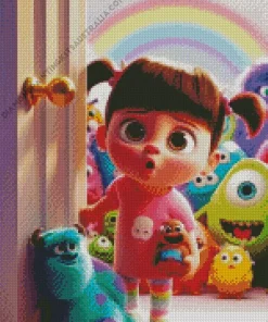 Monster University Boo Diamond Painting