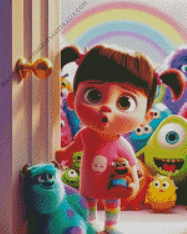 monster university boo Diamond By Numbers Monster University Boo Diamond Painting