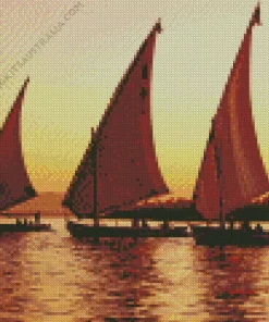 Nile River Diamond Painting
