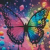 Rainbow Butterfly Diamond Painting