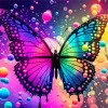 Rainbow Butterfly Diamond Painting