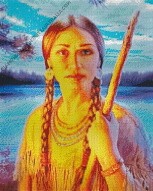 Sacagawea Art Diamond Painting