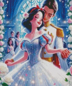 Snow White And Prince Dancing Diamond Painting