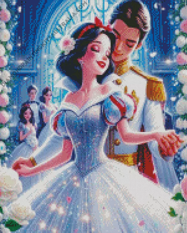 snow white and prince dancing Diamond Dotz Snow White And Prince Dancing Diamond Painting