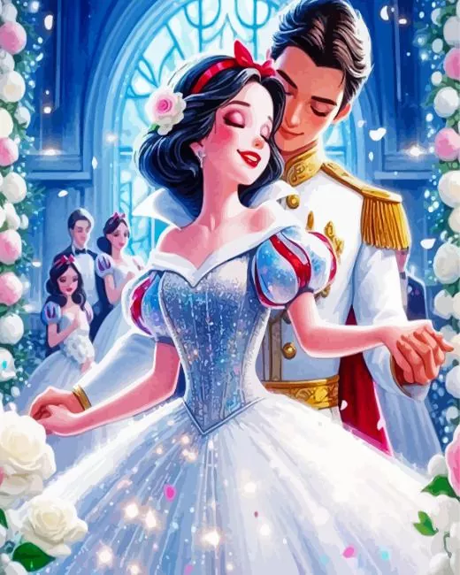 snow white and prince dancing Diamond Paints Snow White And Prince Dancing Diamond Painting