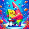 Spongebob And Patrick Art Diamond Painting