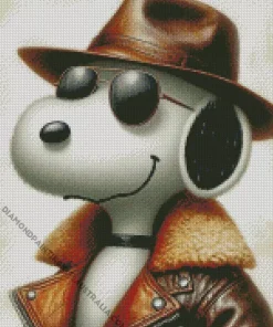 Stylish Snoopy Diamond Painting
