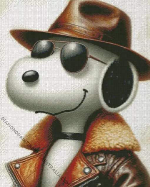 Stylish Snoopy Diamond Painting