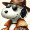 Stylish Snoopy Diamond Painting