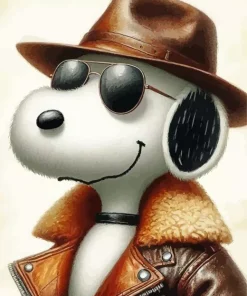 Stylish Snoopy Diamond Painting