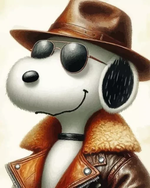 Stylish Snoopy Diamond Painting